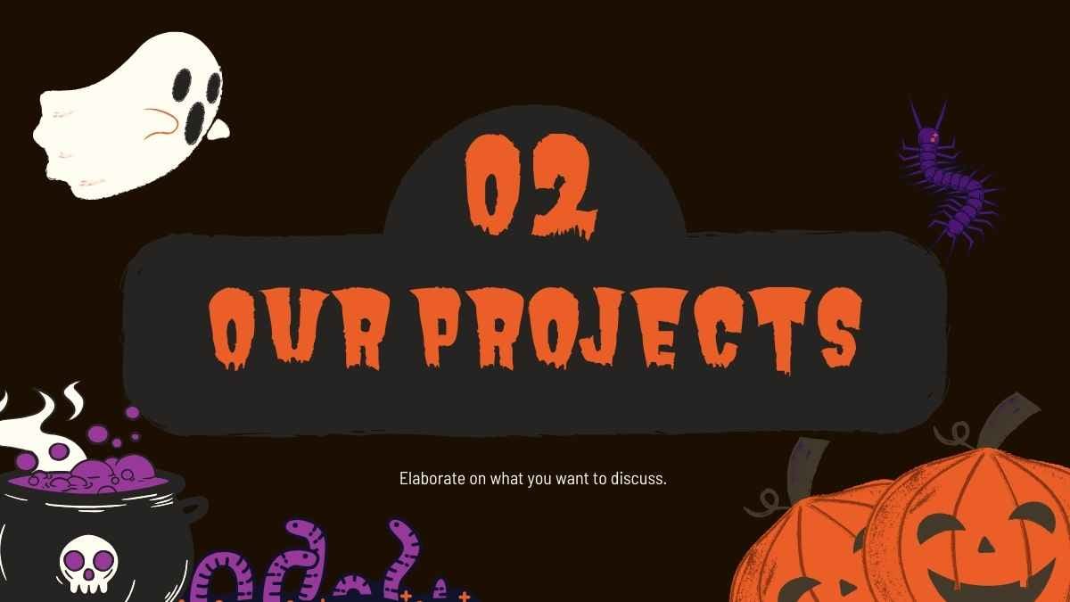 Slide Background Halloween Kocak - slide 8