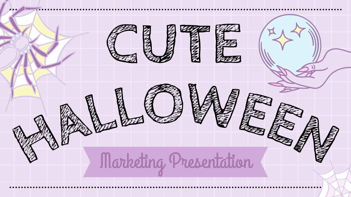 Slides de Marketing Adoráveis para o Halloween - deslizar 1