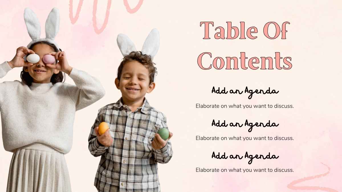 Cute Happy Easter Slides - slide 2