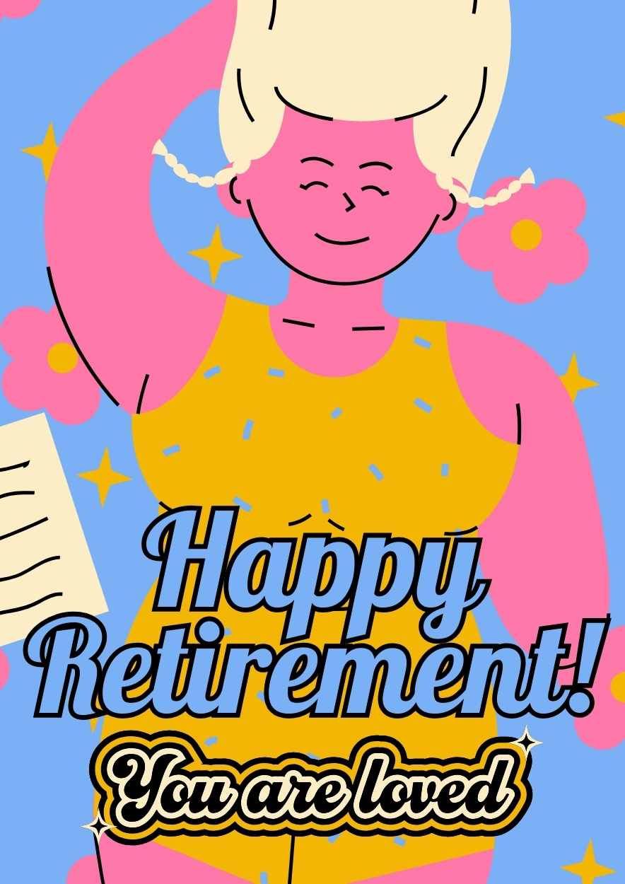 Cute Happy Retirement Posters - slide 10