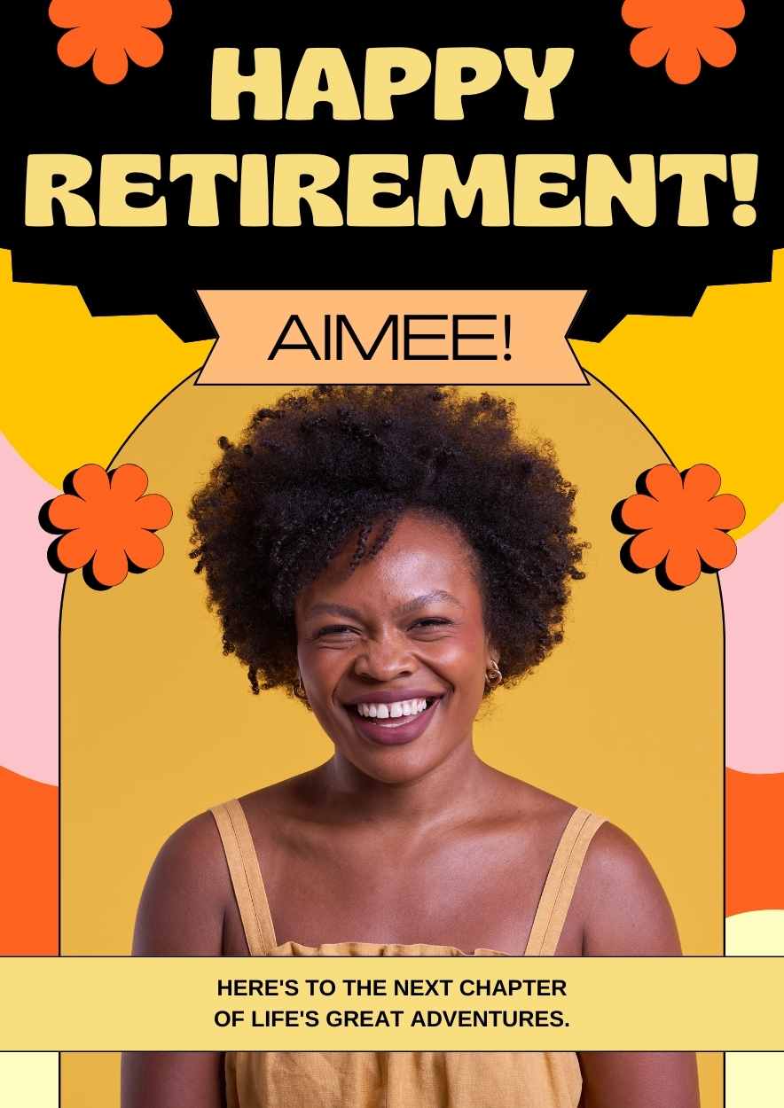 Cute Happy Retirement Posters - slide 14