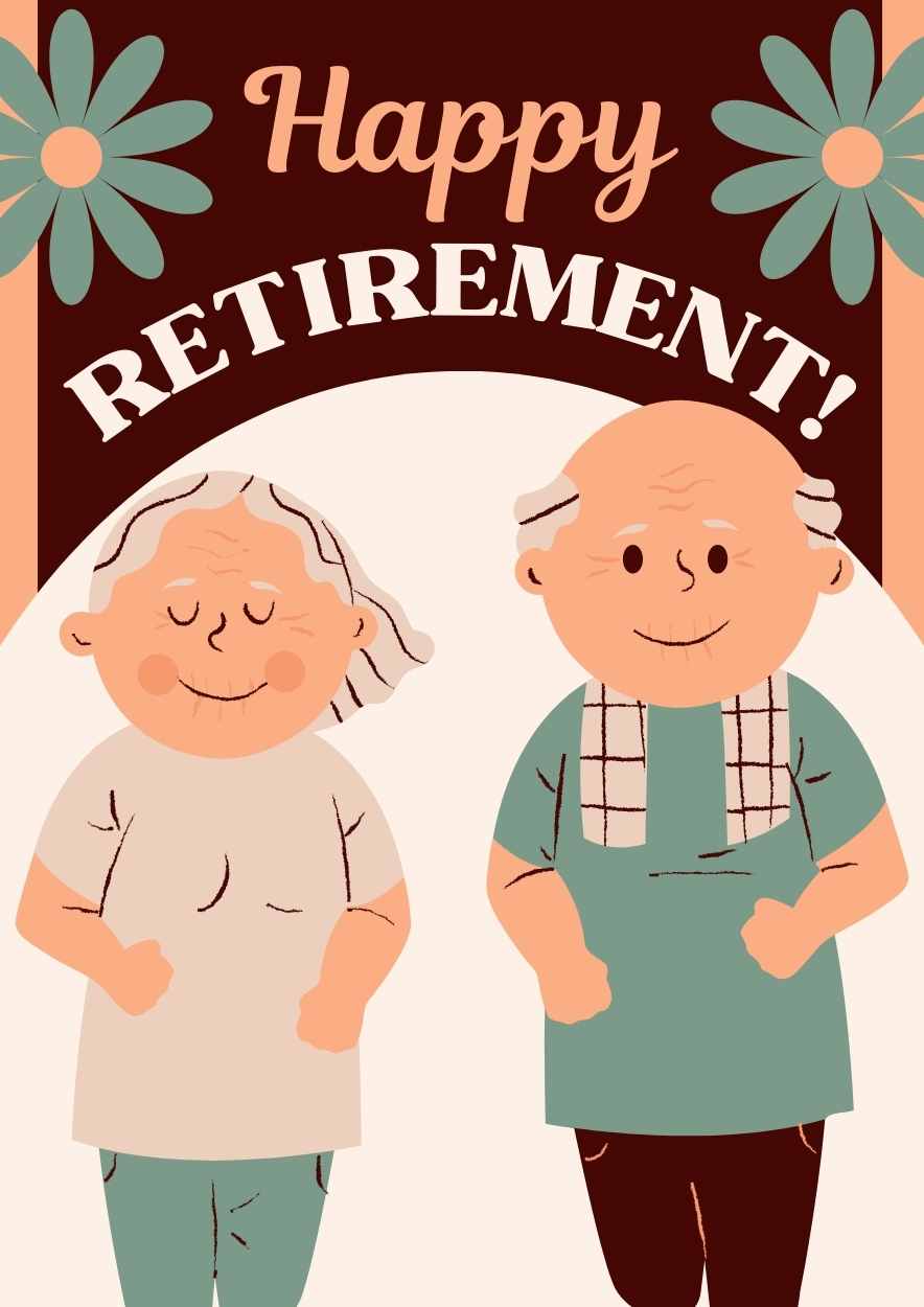 Cute Happy Retirement Posters - slide 4