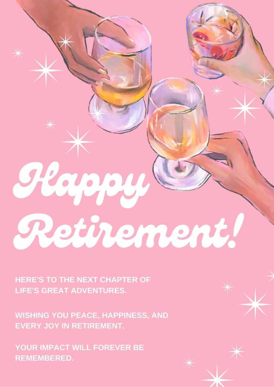 Cute Happy Retirement Posters - diapositiva 5