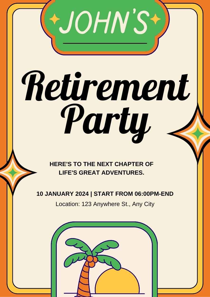 Cute Happy Retirement Posters - diapositiva 6