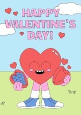 Cute Happy Valentine’s Day Posters