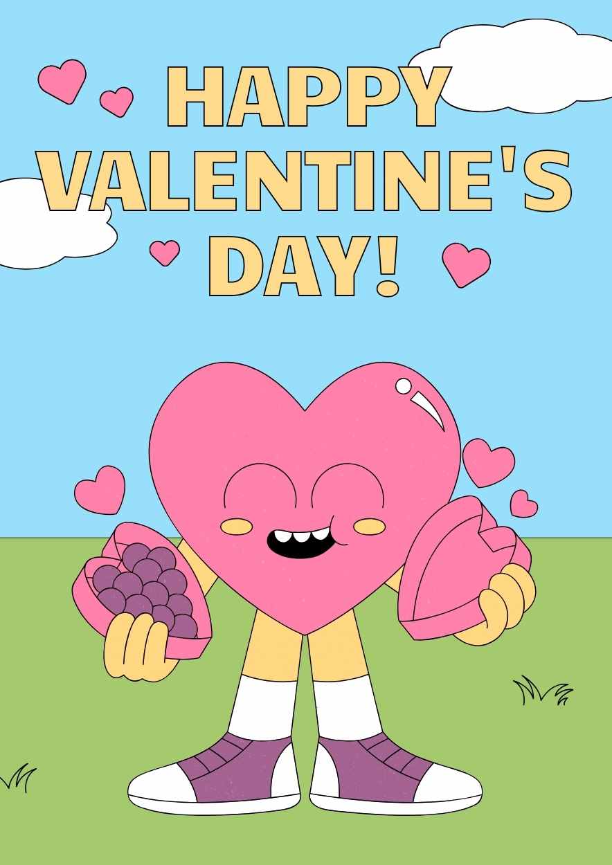 Cute Happy Valentine’s Day Posters - slide 2