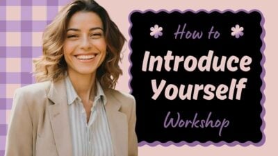 Cute How to Introduce Yourself Workshop Slides