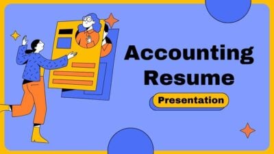 Cute Illustrated Accounting Resume