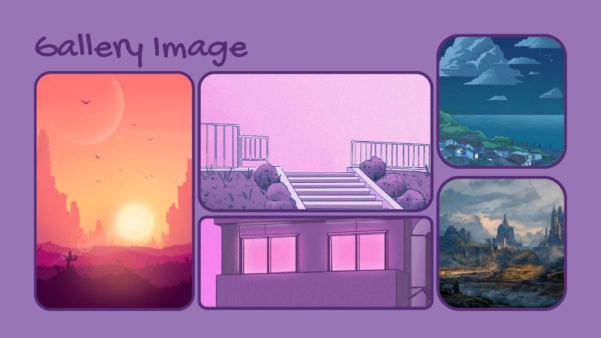 Cute Illustrated Animated Film Background Slides - slide 12