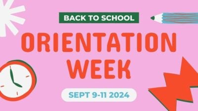 Cute Illustrated Back to School Orientation Week