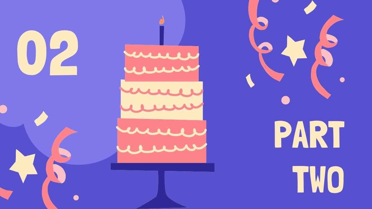 Cute Illustrated Birthday Wishes for Pre-K Slides - slide 10