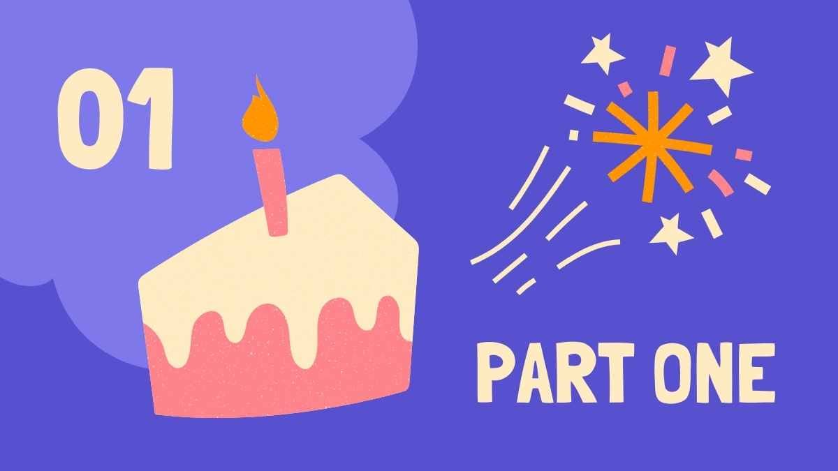 Cute Illustrated Birthday Wishes for Pre-K Slides - slide 4