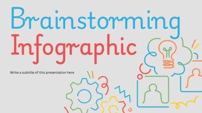 Slides Carnival Google Slides and PowerPoint Template Cute Illustrated Brainstorming Infographic 1