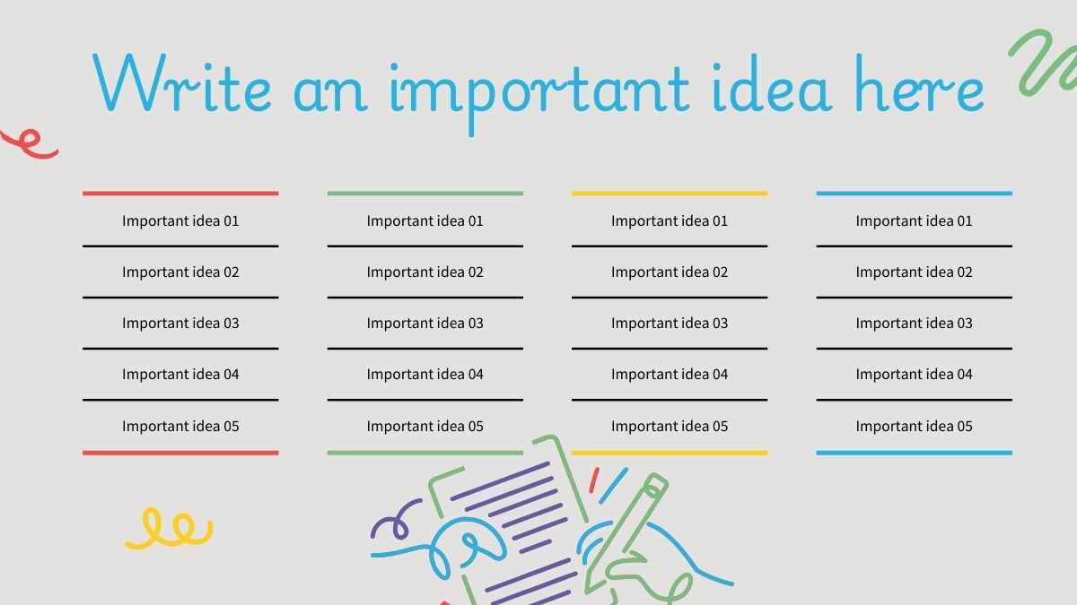 Cute Illustrated Brainstorming Infographic - diapositiva 12