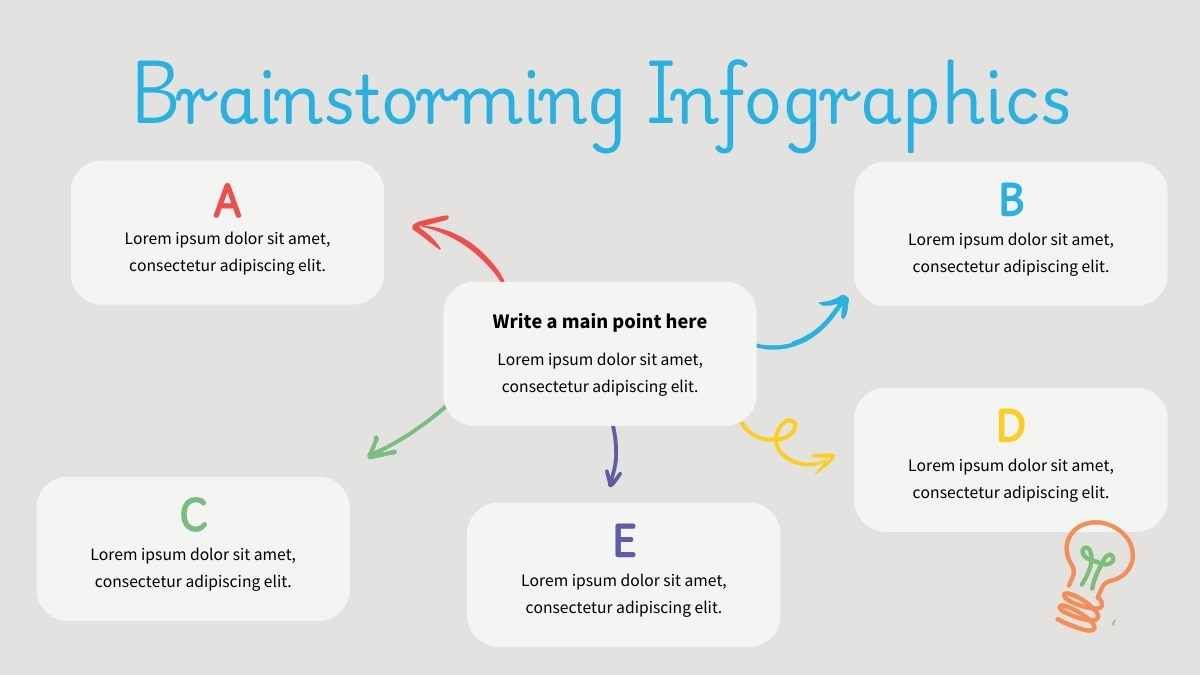 Cute Illustrated Brainstorming Infographic - diapositiva 7