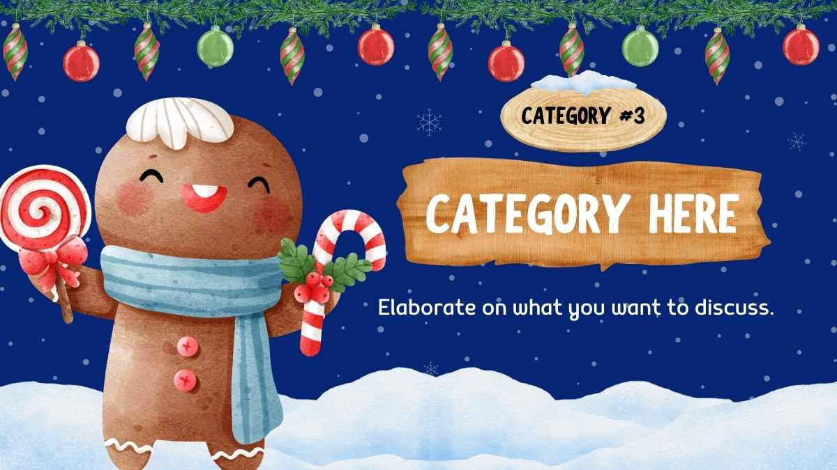 Cute Illustrated Christmas Holiday Trivia Game Slides - slide 11