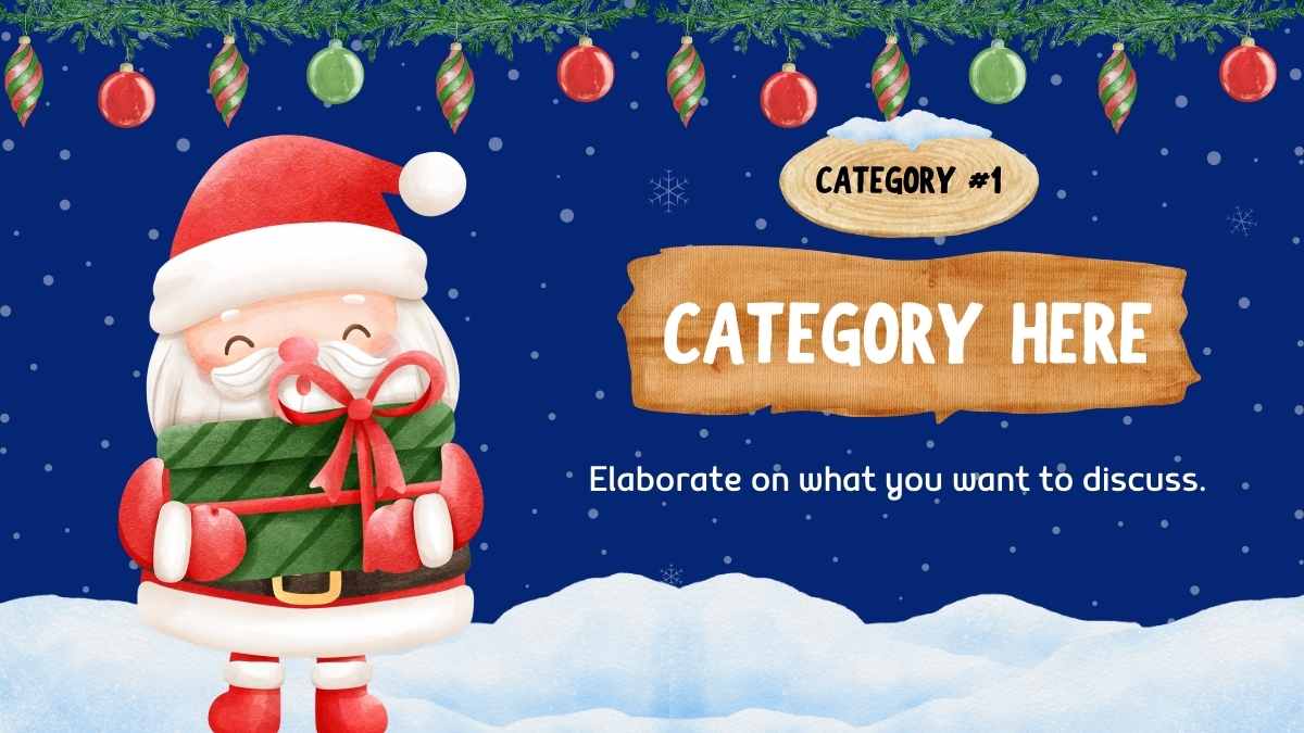 Cute Illustrated Christmas Holiday Trivia Game Slides - slide 5