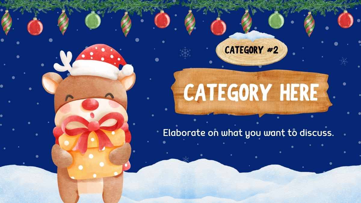 Cute Illustrated Christmas Holiday Trivia Game Slides - slide 8