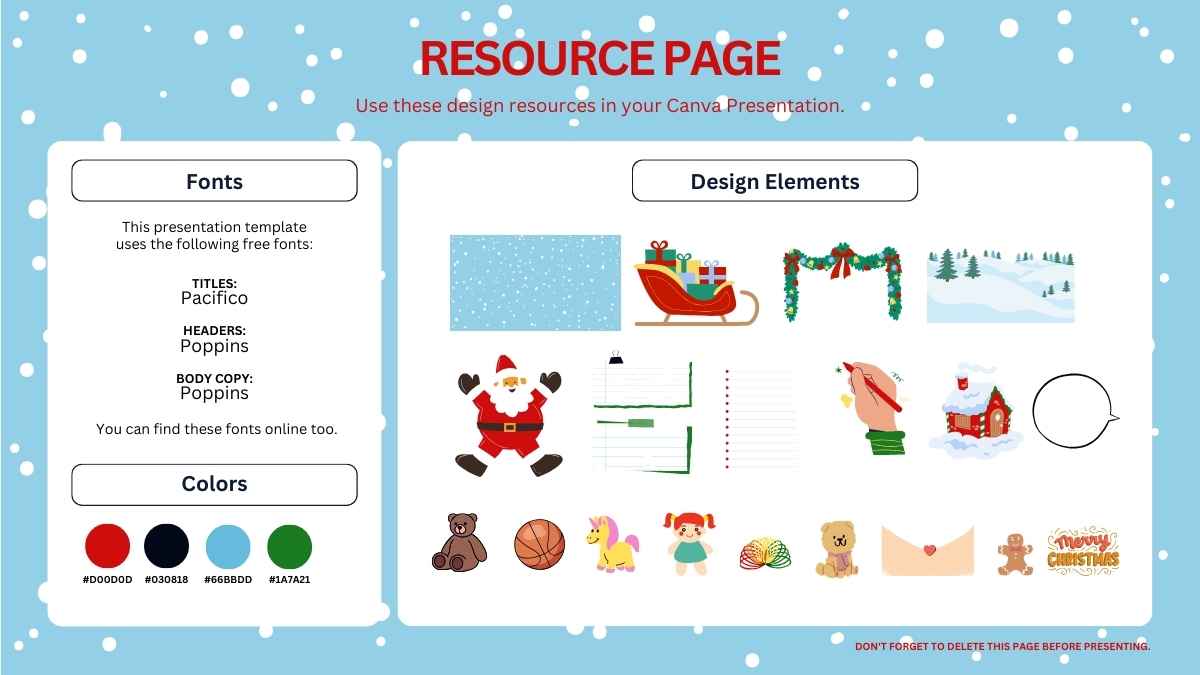 Cute Illustrated Dear Santa Letter Activity Workbook - slide 14