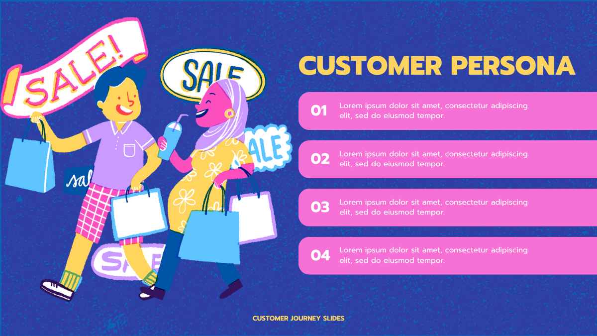 Cute Illustrated Ecommerce Customer Journey Slides - slide 2