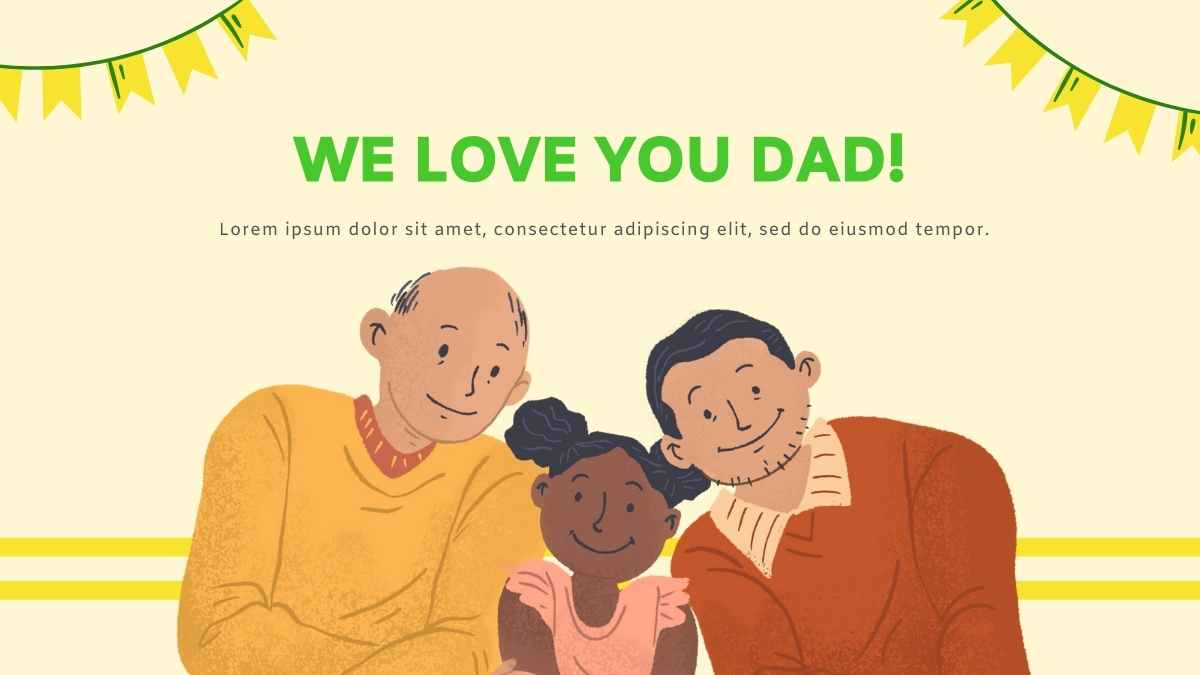 Cute Illustrated Father's Day in Brazil - slide 13