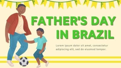 Cute Illustrated Father's Day in Brazil