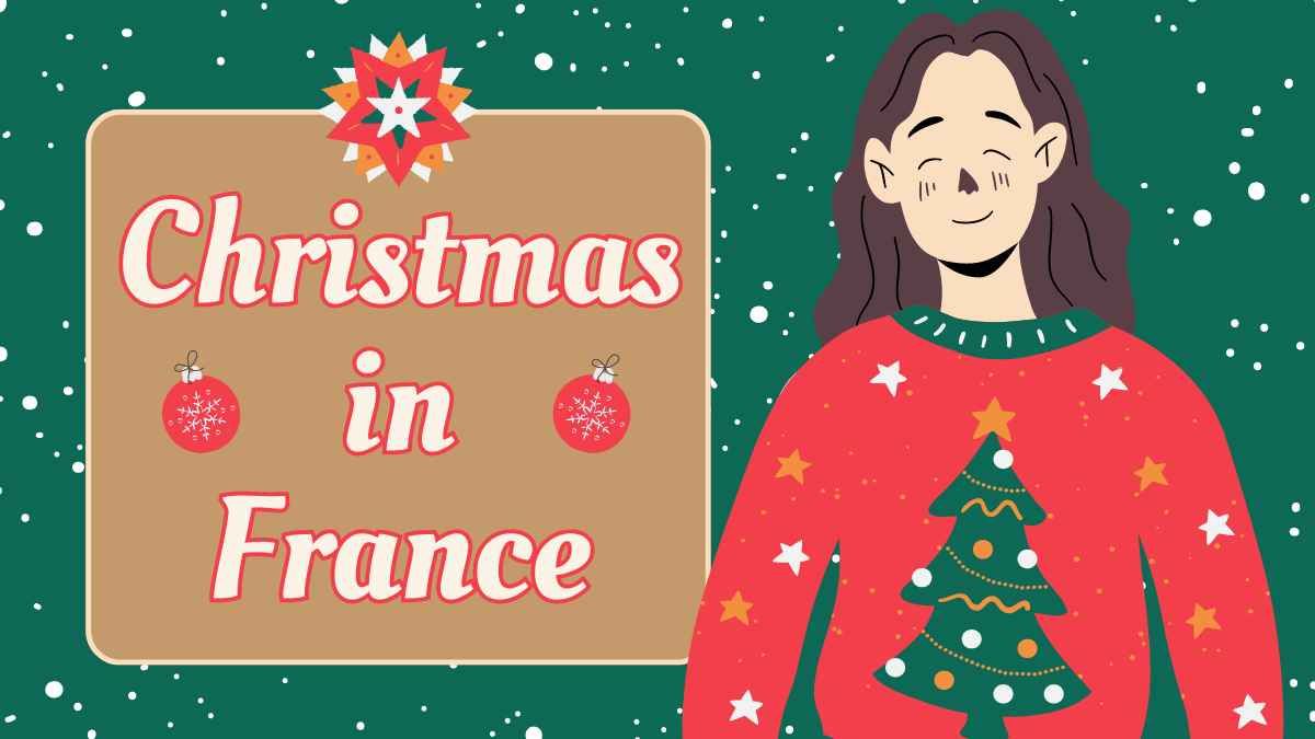 Cute Illustrated French Advent Calendar Slides - slide 4