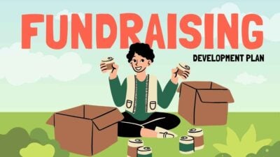 Cute Illustrated Fundraising Development Plan Slides