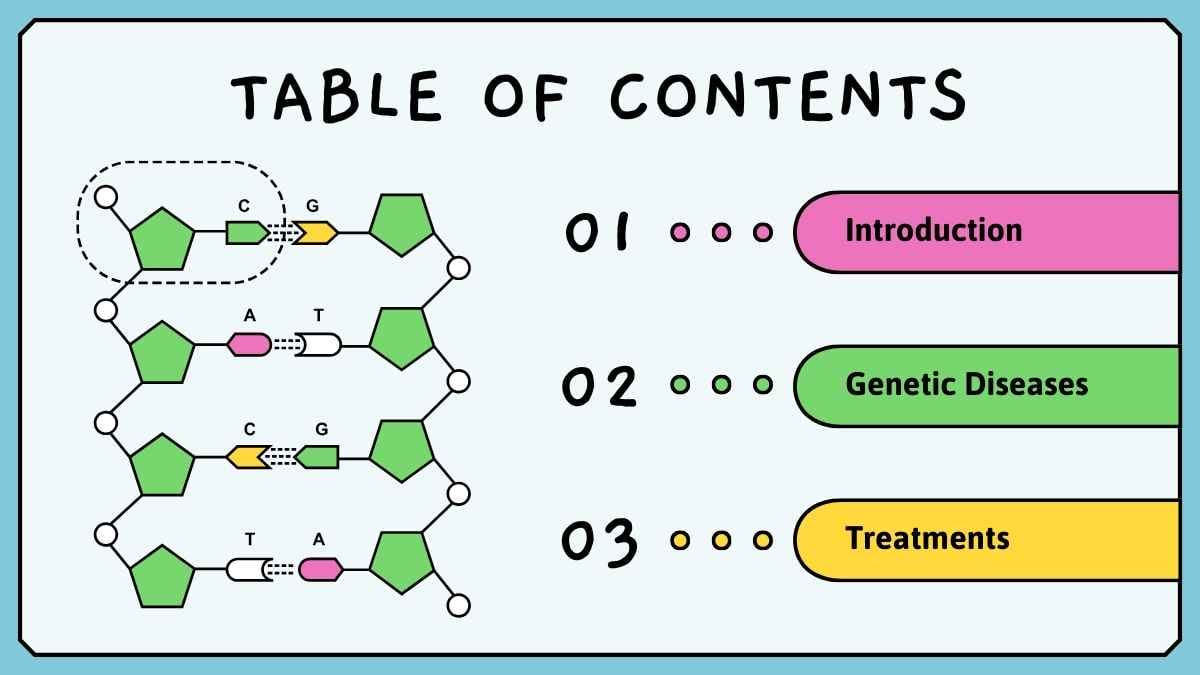 Cute Illustrated Genetic Diseases - slide 2