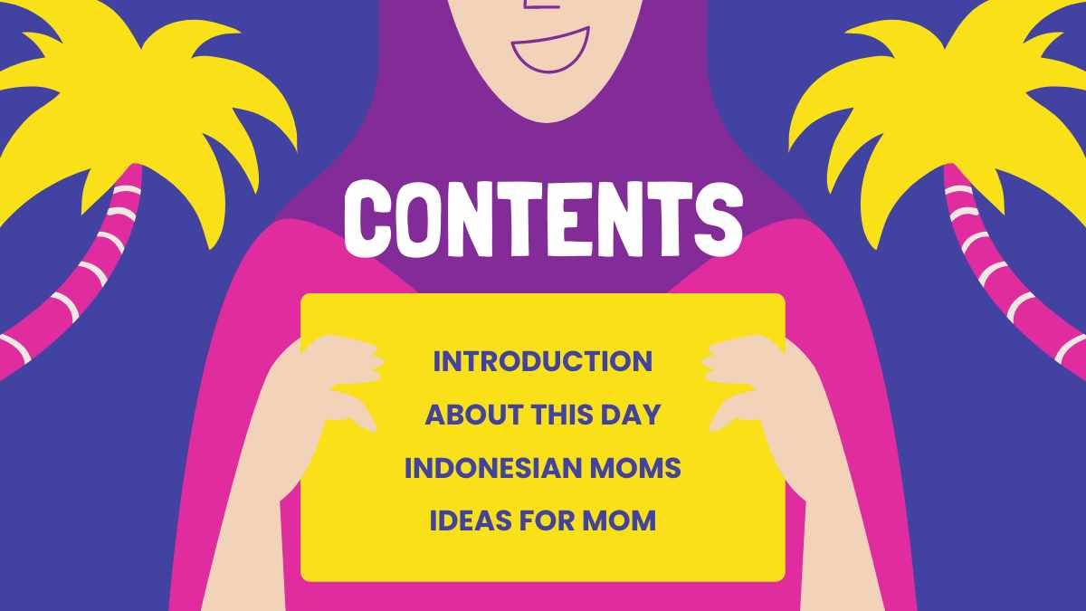 Cute Illustrated Happy Mother’s Day in Indonesia! - diapositiva 2