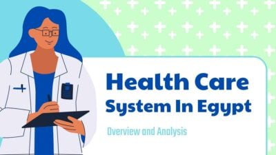 Cute Illustrated Health Care System In Egypt Slides