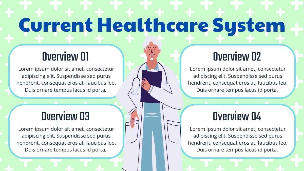 Cute Illustrated Health Care System In Egypt Slides - slide 7