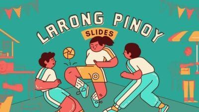 Slides Carnival Google Slides and PowerPoint Template Cute Illustrated Larong Pinoy Slides 1