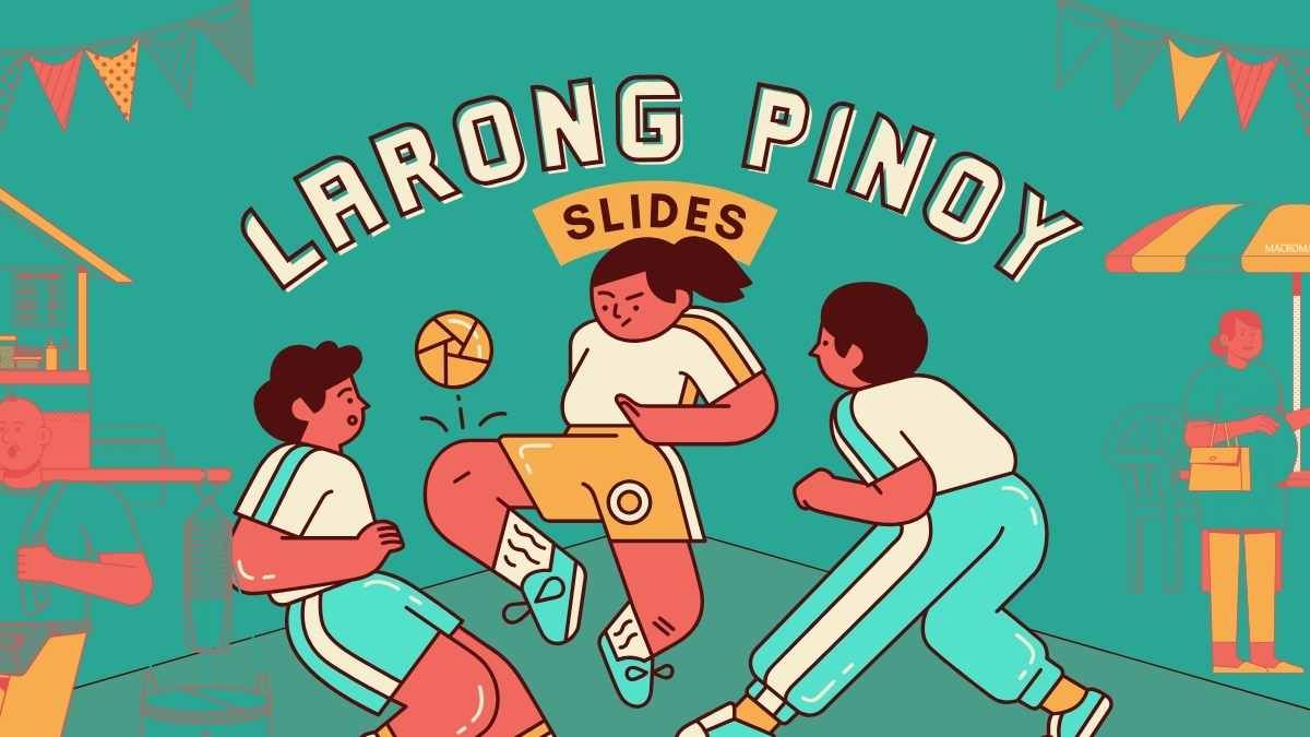 Cute Illustrated Larong Pinoy Slides - diapositiva 1