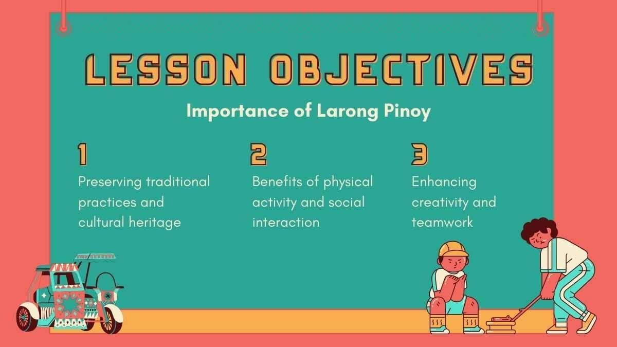 Cute Illustrated Larong Pinoy Slides - diapositiva 3