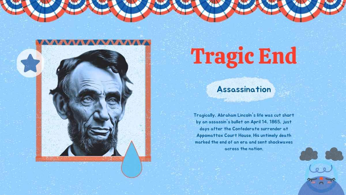 Cute Illustrated Life Of Abraham Lincoln Biography Slides - slide 13