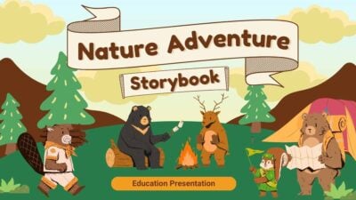 Slides Carnival Google Slides and PowerPoint Template Cute Illustrated Nature Adventure Storybook 1