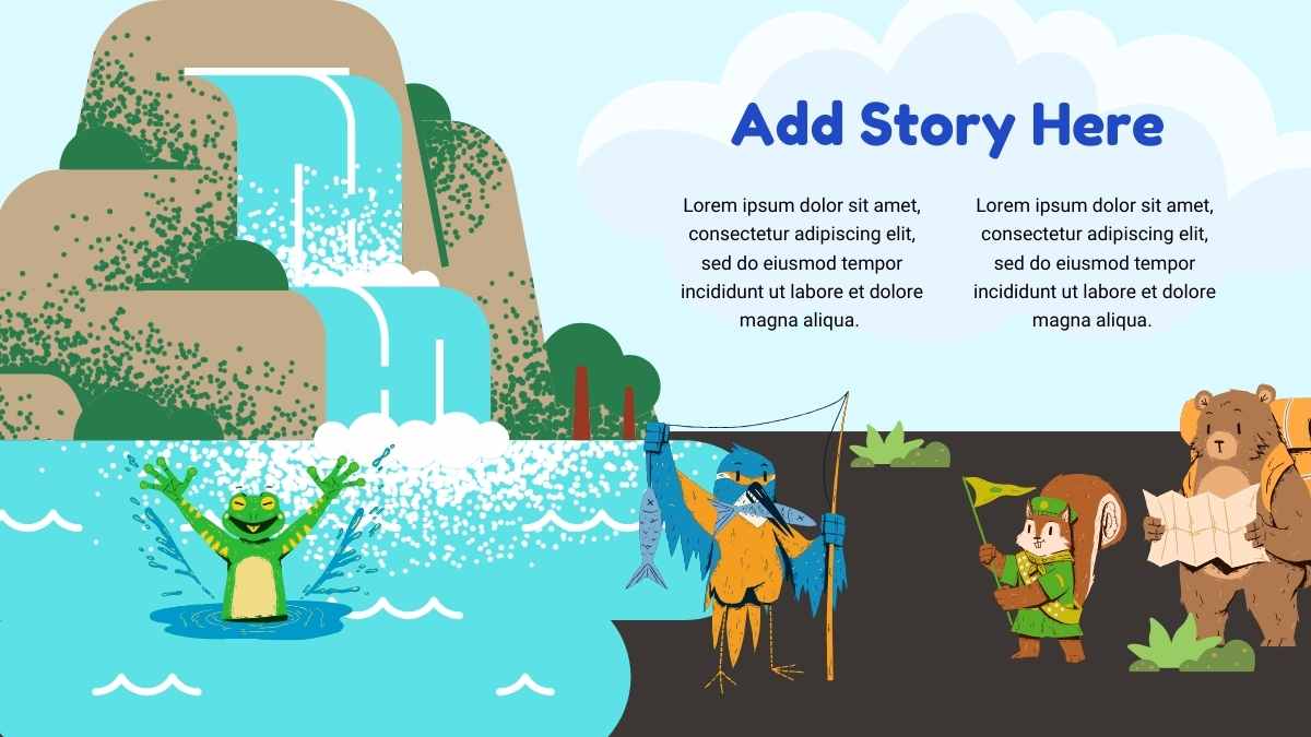 Cute Illustrated Nature Adventure Storybook Slides - slide 11