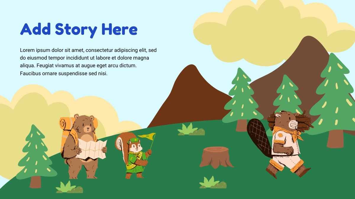 Cute Illustrated Nature Adventure Storybook Slides - slide 13