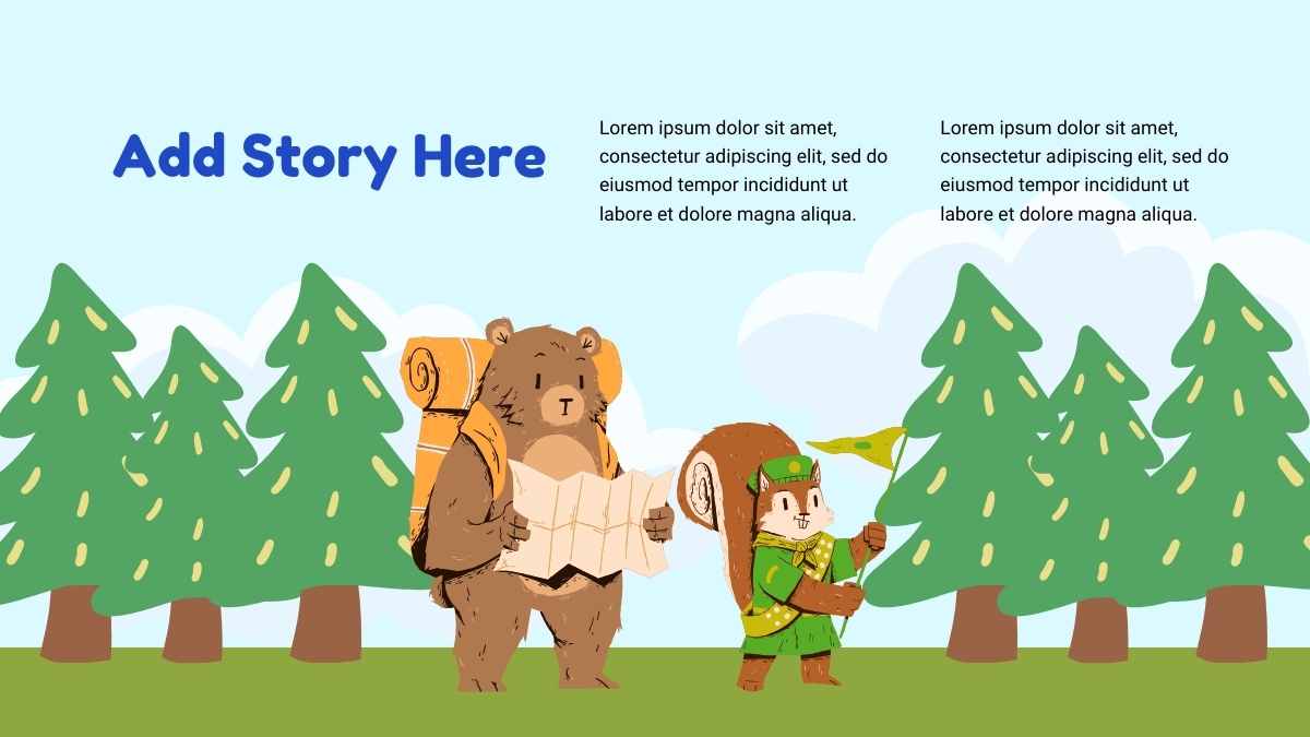 Cute Illustrated Nature Adventure Storybook Slides - slide 9