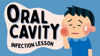 Cute Illustrated Oral Cavity Infection Lesson