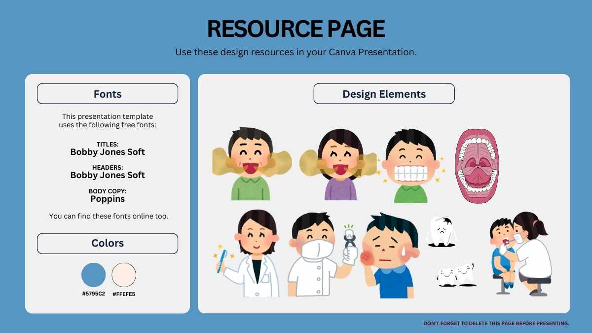 Cute Illustrated Oral Cavity Infection Lesson - slide 14