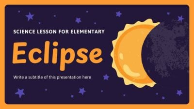 Slides Carnival Google Slides and PowerPoint Template Cute Illustrated Science Lesson for Elementary Eclipse 1