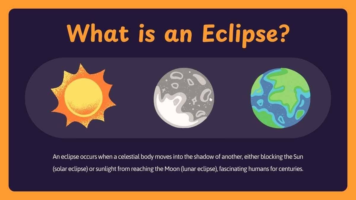 Cute Illustrated Science Lesson for Elementary: Eclipse - diapositiva 5