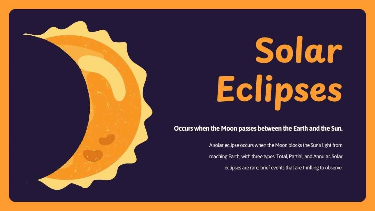 Cute Illustrated Science Lesson for Elementary: Eclipse - slide 9