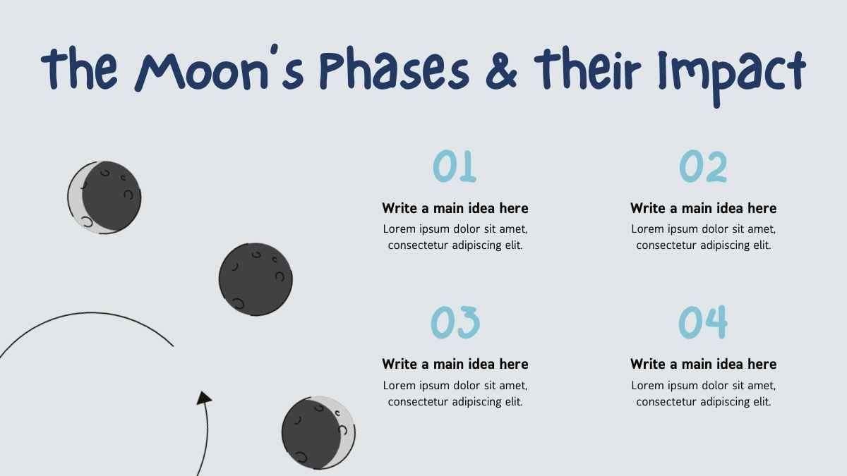 Cute Illustrated Science Lesson for Middle High School: Sun, Moon, Earth and Tides - diapositiva 10