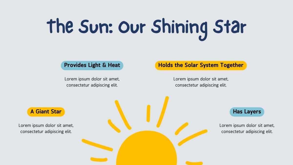 Cute Illustrated Science Lesson for Middle High School: Sun, Moon, Earth and Tides - slide 4