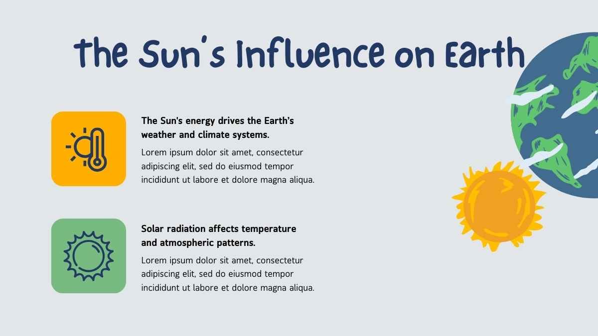 Cute Illustrated Science Lesson for Middle High School: Sun, Moon, Earth and Tides - slide 6