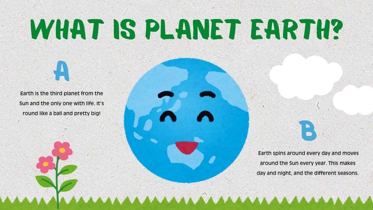 Cute Illustrated Science Subject for Elementary: Planet Earth - slide 4