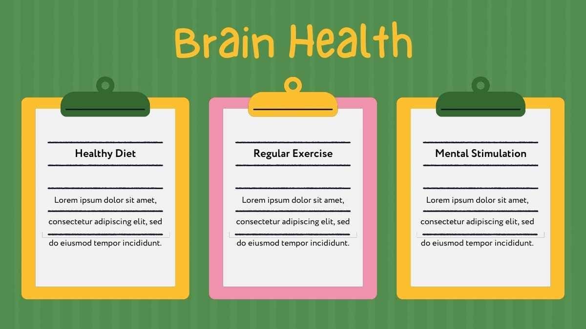 Cute Illustrated Slides About The Brain - slide 14